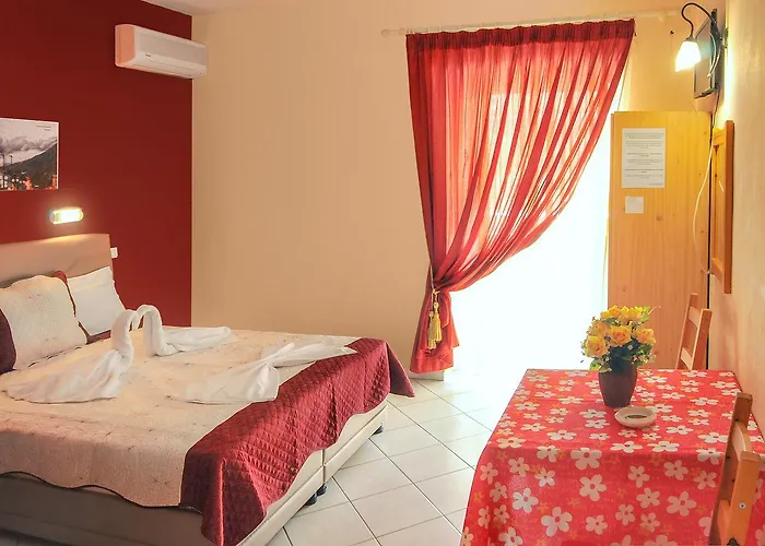 Panagiotis Lägenhetshotell Skala Sotiros